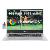 Laptop Asus Chromebook   Celeron N4500 4gb Ram 64gb Emmc