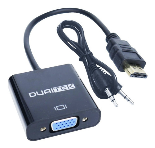 Conversor Hdmi A Vga Video Y Sonido Duaitek Calidad Superior