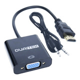 Conversor Hdmi A Vga Video Y Sonido Duaitek Calidad Superior