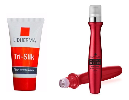 Kit Drena Bolsas Blanquea Ojeras Tri Silk + Lipo Lifting 