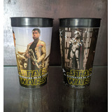 Lote 2 Vasos Coleccion Star Wars El Despertar De La Fuerza