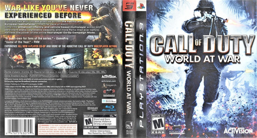 Call Of Duty World At War Ps3 Original Fisico Usado