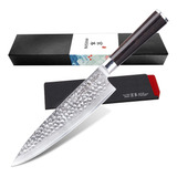 Cuchillo De Cocinero Bekesin Damasco Vg10 Japonés De 8 P Bwb