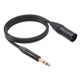 Cable Adaptador De Micrófono Auxiliar De 6,35 A Xlr De 1 M