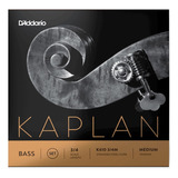 Daddario K610 3/4m Cuerdas Contrabajo Kaplan Tensión Media