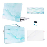 Funda Mosiso Macbook Air 13 A2337 M1 A2179 A1932 Celeste