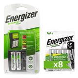Combo Cargador Maxi+ 32 Pilas  Aa Recargables Energizer