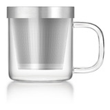 Samadoyo Taza De Vidrio Con Infusor De Acero Inox. 350ml