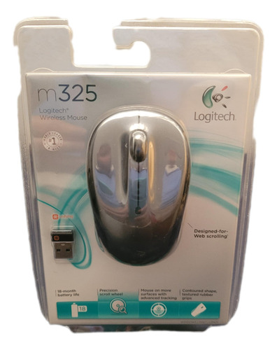 Mouse Logitech M325 Wireless Negro - Nuevo