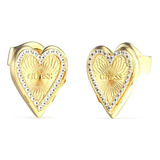 Aretes Guess Para Mujer Unchain My Heart Color Oro Rosa