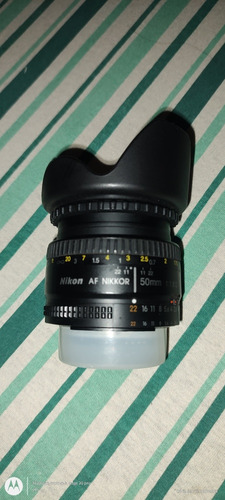 Lente Nikon 50mm 1.8d Revisada E Limpa