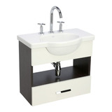 Vanitory Ferrum Mueble Colgante 64cm Venecia Baño Para Armar