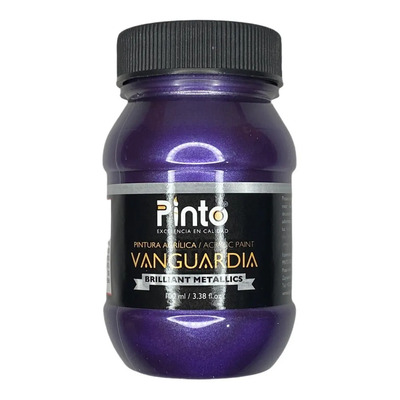Pintura Acrílica Metalizada Violeta 100ml Vanguardia Pinto Multiusos | MercadoLibre