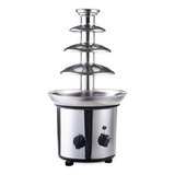 Fuente De Chocolate Cascada Acero Inox 45cm 4 Pisos Eventos