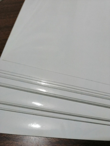 Papel Adhesivo Doble Carta Tabloide Mate Satin Cuche 50 Hojas Alto Brillo Impresión Láser Mate Impresión Tinta 