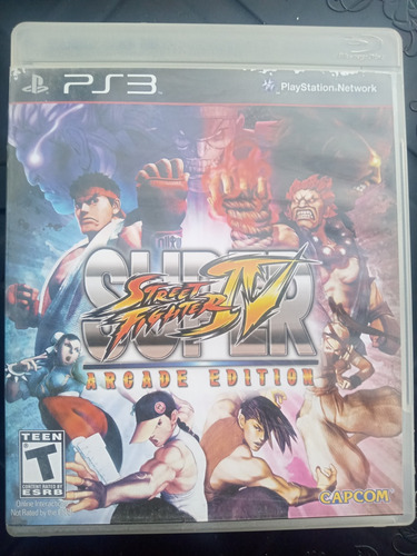 Super Street Fighter 4 Arcade Edition Ps3 Físico Juego