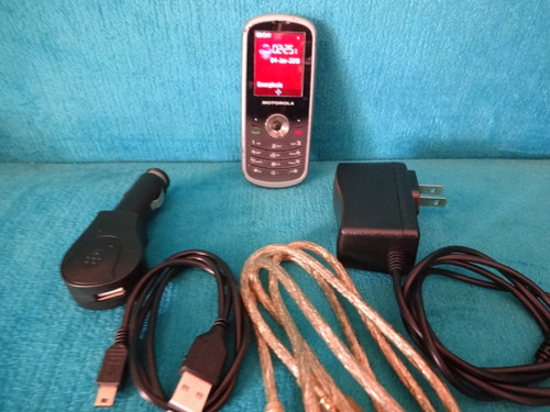 Celular Motorola Wx290 + Bateria Om4a + Carregador - Leia