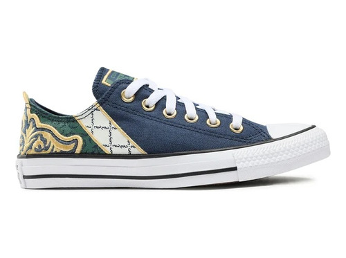 Converse Chuck Taylor Ox Azul/dorado