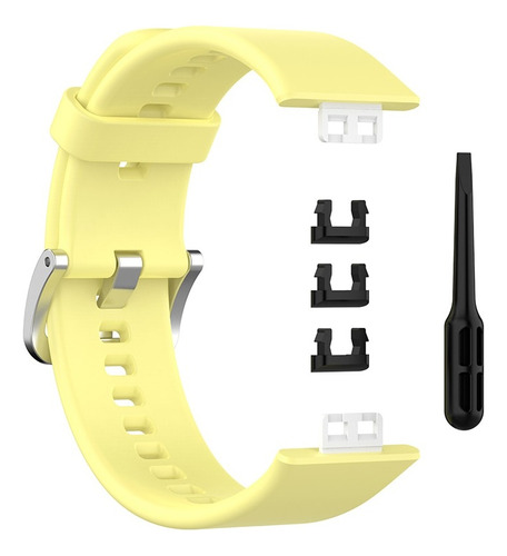 Correa De Silicona Para Huawei Watch Fit - Yellow