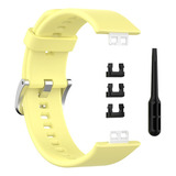 Correa De Silicona Para Huawei Watch Fit - Yellow