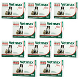 10 Caixas - Vetmax Plus Vermífugo 700mg Cães Gatos Vetnil