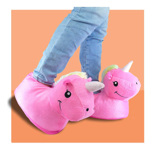 Par De Pantufa Macia Infantil E Adulto Bichinhos Diversos