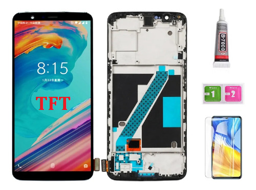 Tela De Lcd E Moldura Para Oneplus 5t 1+5t A5010 Tft