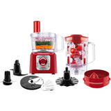 Multiprocessador Arno Multichef 7 Em 1 Vermelho 220v