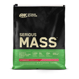 Suplemento En Polvo Optimum Nutrition  Mass Serious Mass Carbohidratos Sabor Fresa En Bolsa De 5.44kg