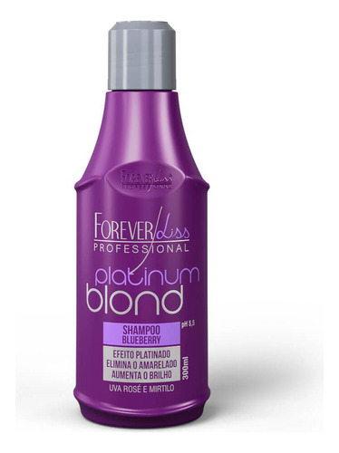 Shampoo Matizador Platinum Blond Forever Liss 300ml