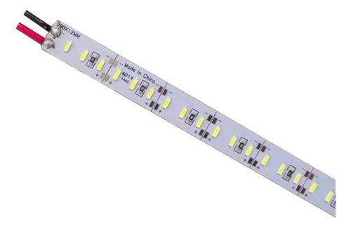 Regleta 4014 144 Led 1mt 12v 3000k Calida Rigida Metalica