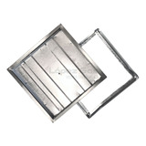 Tapa Camara Super Reforzada 60x60 Filete Acero Galvanizada