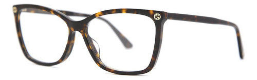 Gucci Gg0025o 002 Square Carey Dorado