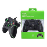 Controle Vídeo Game Joystick Compatível Xbox One E Pc C/ Fio