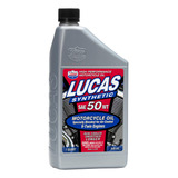 Lucas Oil 10765 Sae Sintético 50 V -twin Oil De Motocicleta