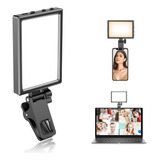 Eicaus Recargable Led Selfie Fill Con Clip De Monitor Y Adap