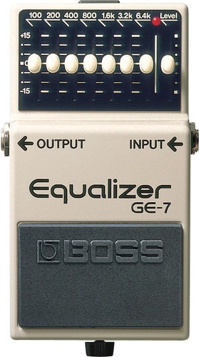 Pedal Boss Ge 7 Equalizer Boss Ge-7  Para Guitarra Ge7 