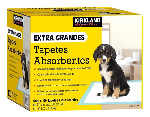 Tapete Cachorros Pañal Absorbente Entrenadores 100 Pzs Envio