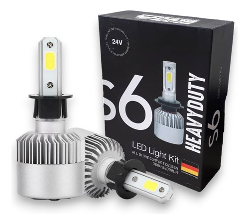 Kit Cree Led S6 Heavy Duty Luces Auxiliar Rompeniebla H1 H3