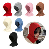 Gorro Con Cuello / Lana / Cuello Con Capucha