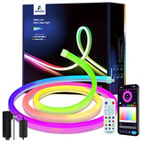 Tira De Luces Led Neon Rgb, Tira De Cuerda Led Flexible...