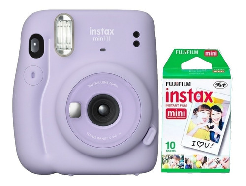 Camara Instantanea Instax Mini 11 Lilac Purple Rollo