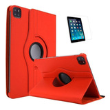 Capa E Película Para iPad Air 5 10,9 2022 Vermelho