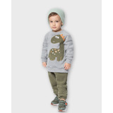 Conjunto De Roupa Infantil Casaco Cute Dinosaur - Menino