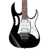 Guitarra Ibanez Negra Steve Vai Jemjr-bk Double Locking 