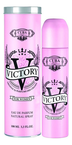 Perfume Cuba Victory ( Vitoria ) Para Mulher 100 Ml By Parfums Des Champs O Legitimo +