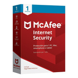 Mcafee Internet Security - Licencia Por 1 Año 1 Dispositivo