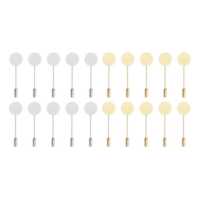 20pcs Venta Al Por Mayor Stick Pin 1.5cm Pad Broche De