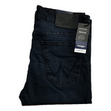 Jean Wrangler Greensboro Blue Black Corte Intermedio