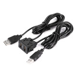 Cable Dos Puertos Usb Para Automóvil Para Tablero